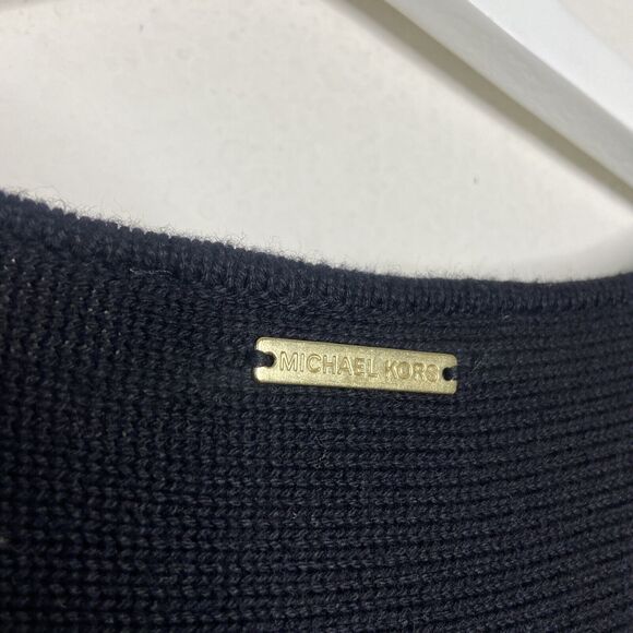 MICHAEL Michael Kors Black Side Zipper Sweater Sz S - Picture 6 of 8